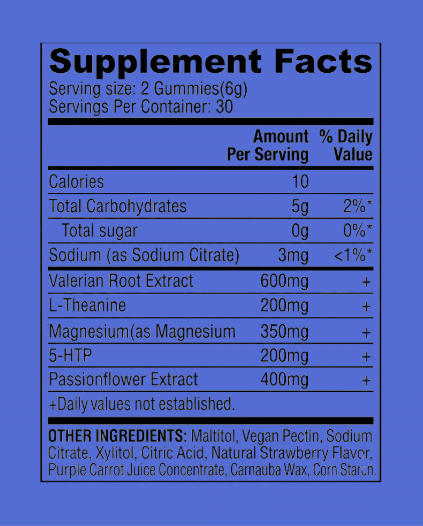 MELATONIN FREE SLEEP GUMMIES